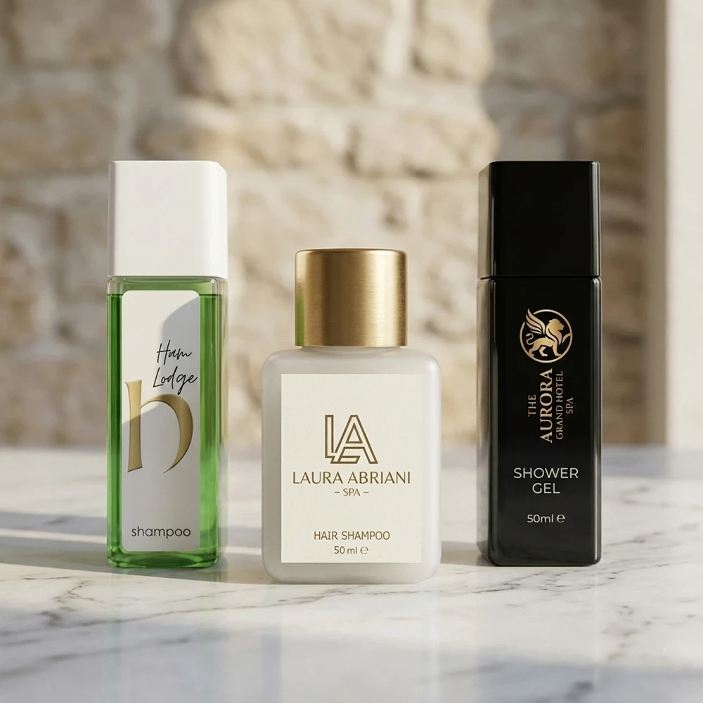 Flacone 50ml hotel normativa 2030