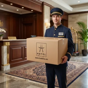 Consegna pacco forniture alberghiere Hotel-Line e-commerce